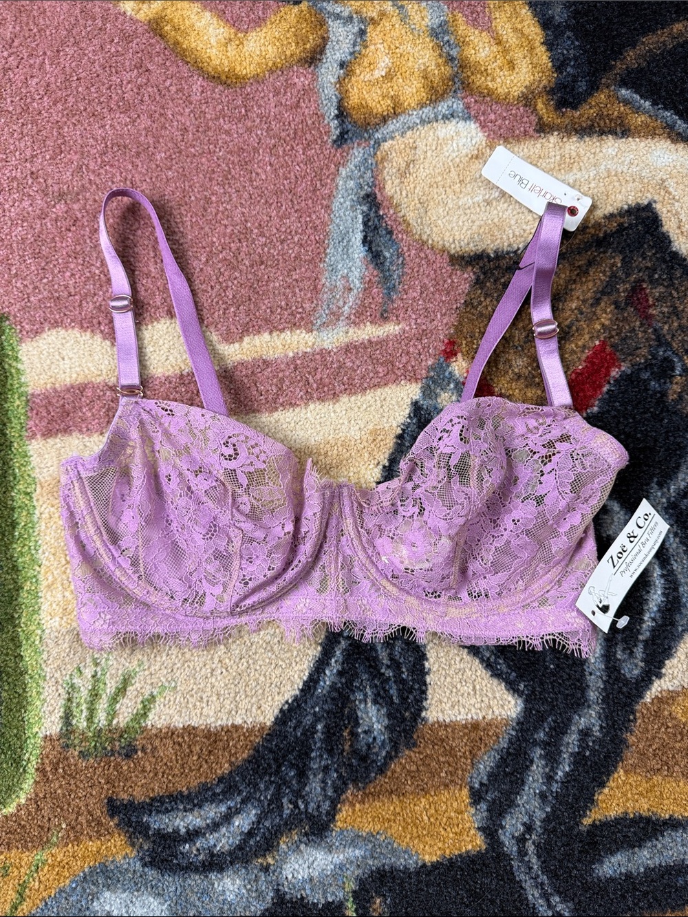 NWT Lace Bra 32DD Scarlett Blue